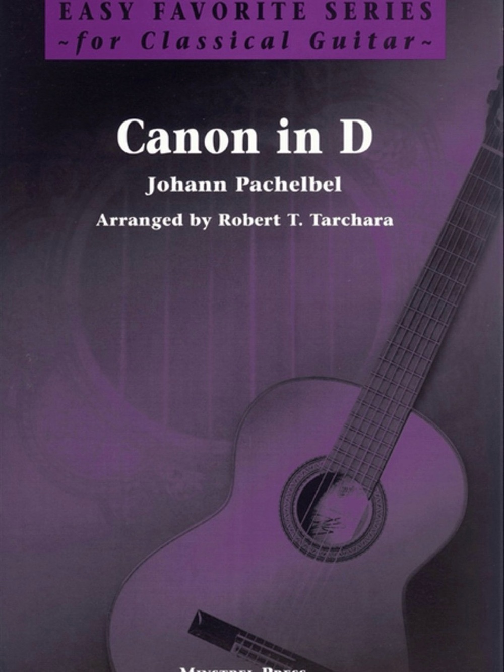 Canon in D Classical Guitar Sheet Music - Purple Cover